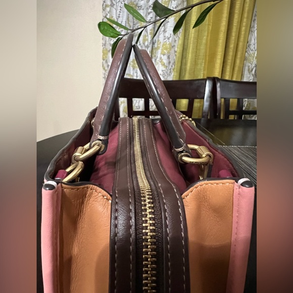 Coach Rogue 17 in Colorblock Handbag Crossbody Bag - Picture 6 of 14